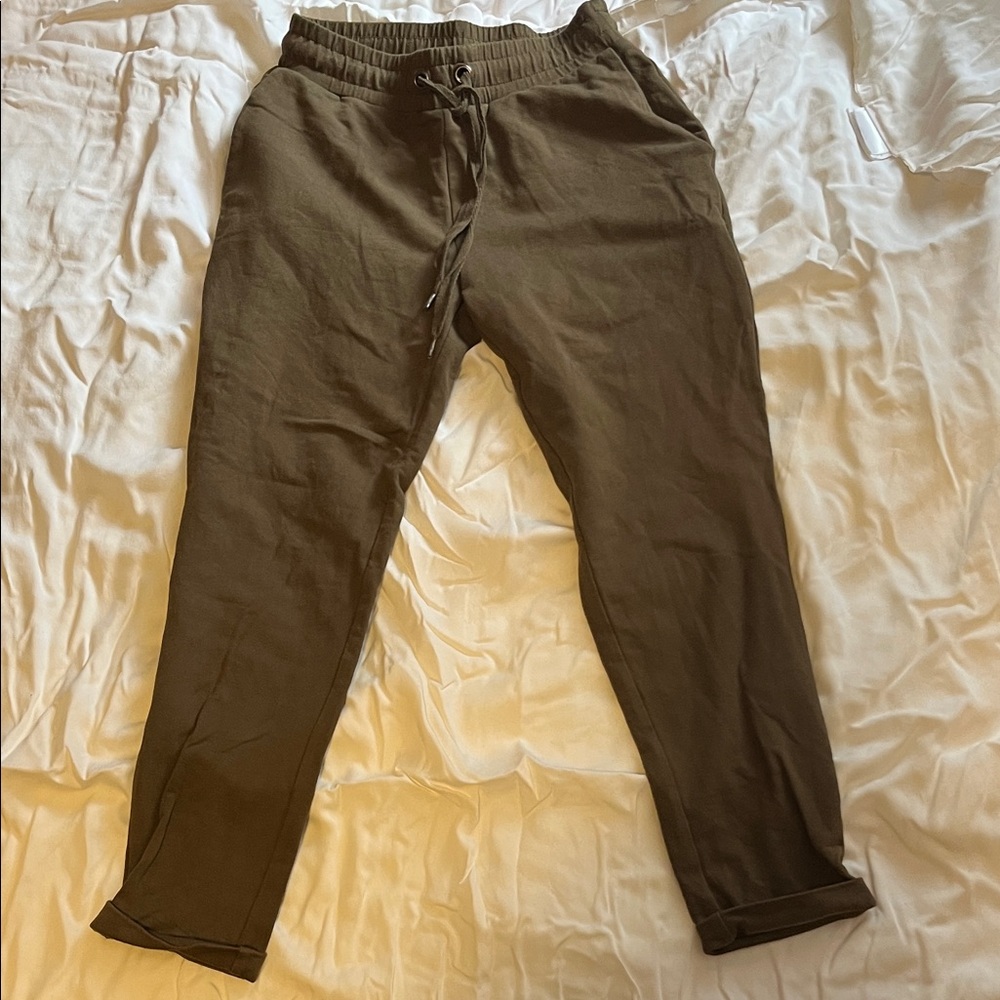 Casual Olive Matching Set